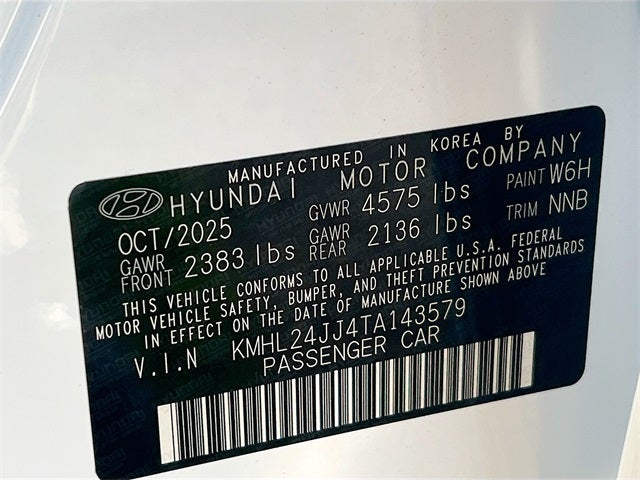 2026 Hyundai SONATA HYBRID Blue