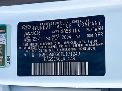 2026 Hyundai ELANTRA SEL Sport