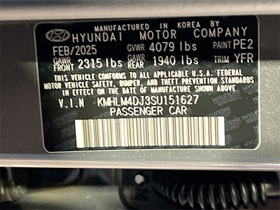 2025 Hyundai ELANTRA HYBRID SEL Sport