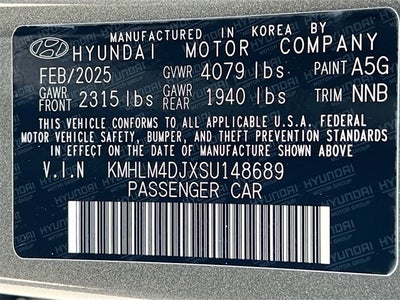 2025 Hyundai ELANTRA HYBRID SEL Sport