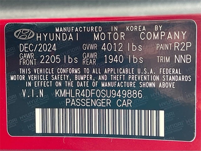 2025 Hyundai ELANTRA N Line