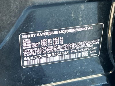 2019 BMW 7 Series 740i